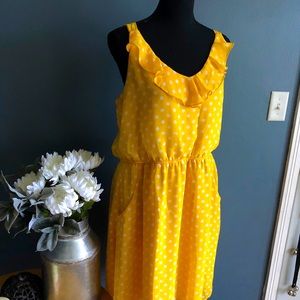 Maurice’s Yellow Polka Dot Sun Dress